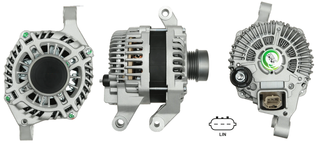 [26CJ5T-10300-CB] ALTERNADOR FORD ESCAPE 2.0 2.5 FOCUS 2.0 13-14 12V 160AMP 4PK 3 PINES SEÑAL LIN CJ5Z10346C A2TX2581 LRA3811 11551N