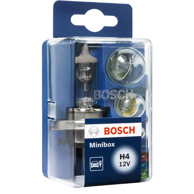 [CB1987301101] MINI BOX CONTIENE KIT H4 12V + P21W + R5W + W5W + 1 FUSIBLE 10A 15A 20A