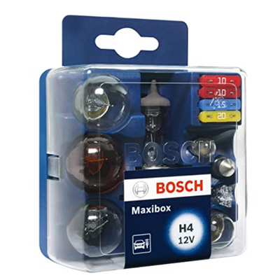 MAXI BOX KIT BOMBILLOS H4 + P21W + PY21W + P21 + 5W + R5W + W5W + T4W + C5W