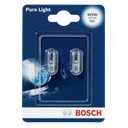 BOMBILLO MINIATURA T-10 W5W 12V 5W TABLERO PURE LIGHT STD BLISTER X 2 2825 GL136 12961