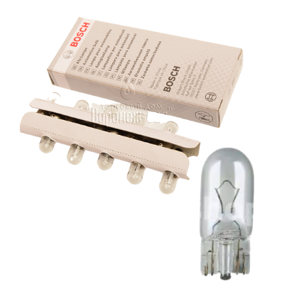 BOMBILLO MINIATURA 158 W2.1X9.5D 12V 3W LUZ TABLERO INTERIOR MATRICULA STD CAJA X 10 2821 501 12256 MOTOCICLETA