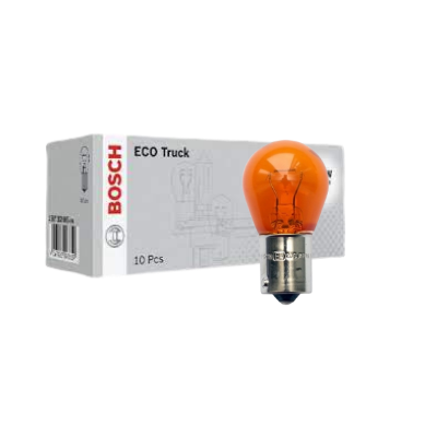 BOMBILLO MINIATURA 1141 BAU15S PY21W 24V 21W DIRECCIONAL AMBAR PIN DIAGONAL STD CAJA X 10 1987302866 7510 GL1056B 13496