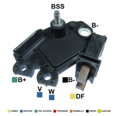 REGULADOR BMW 323I 325I 325XI 525XI 530I 325I 23I 12V BSS 851009001 2543204 2543231 235853