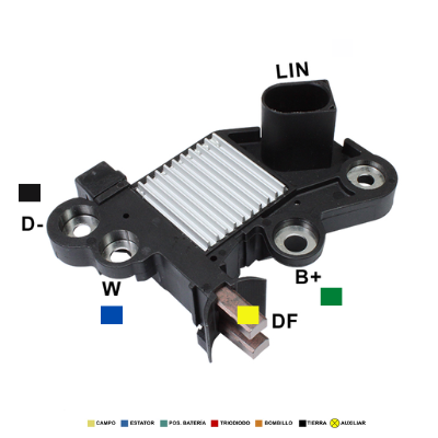 [07GA396] REGULADOR FORD RANGER 2.2 4X4 2011 F250 F350 2.2 TDCI 12V PROTOCOLO:LIN ID:88 0272220867 0272220828 ARE0195 GA396