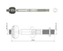 TERMINAL AXIAL RENAULT MEGANE - II 2003 - 2009 SCENIC L:215RC:M14-1 50RP:M14-1 50TP:78N.MTC86N.M 