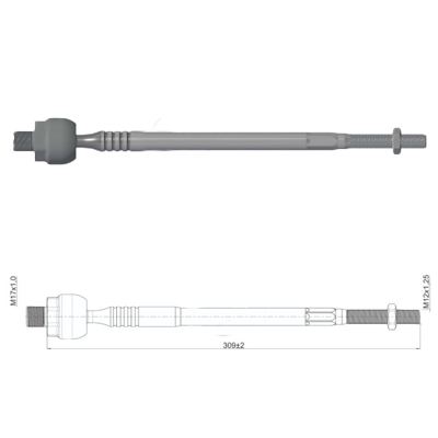 TERMINAL AXIAL MAZDA 323 86 03 DERECHA-IZQUIERDA