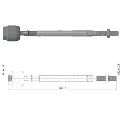 TERMINAL AXIAL CHEVROLET SPRINT 84-89 SWIFT 1983-89 96052292 48830-82000 DERECHA-IZQUIERDA