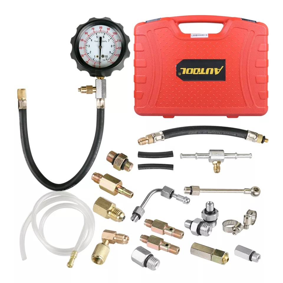 KIT MEDICION PRESION DE COMBUSTIBLE ESTANDAR PARA MOTOCICLETA Y VEHICULO A GASOLINA