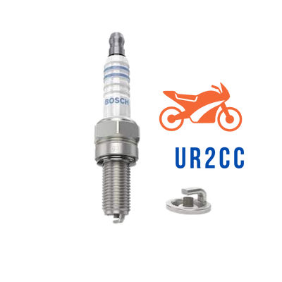 BUJIA UR2CC SUZUKI GIXXER PULSAR NS200 LATERALES APACHE 200 YAMAHA FZ MT KTM