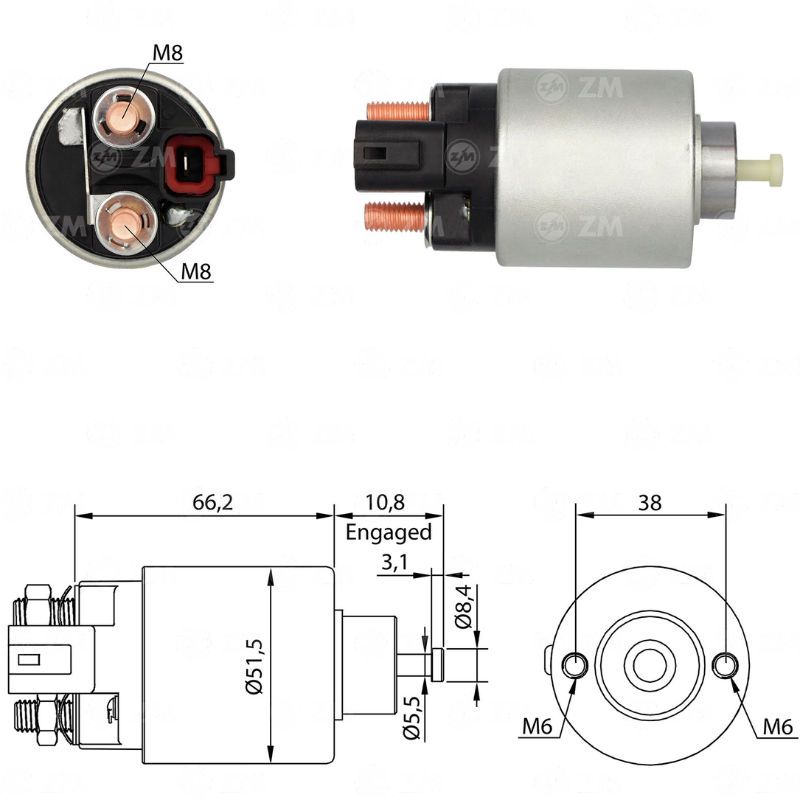 AUTOMATICO HYUNDAI GRAN I10 ACCENT IV I20 08-15 I30 08-12 I40 IX20IX35 10 KIA CARENS 1.6 09 CERATO RIO 1.4 11 SPORTAGE 1.6 11 12V