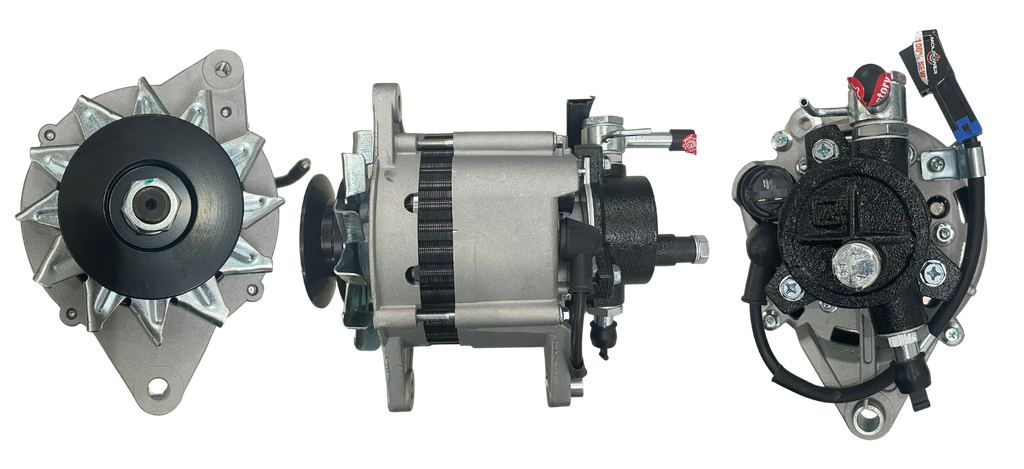 ALTERNADOR NPR ADAPTACION HITACHI MV 24V 40AMP BOMBA PEQUEÑA POLEA 2V