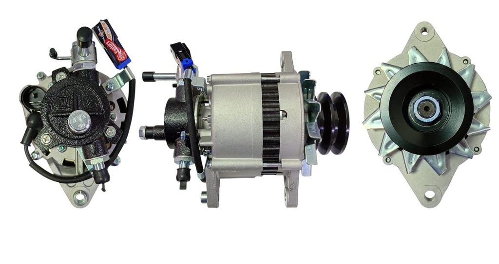 ALTERNADOR NPR ADAPTACION HITACHI MV 24V 40AMP BOMBA PEQUEÑA POLEA 2V