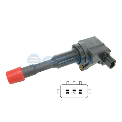 [29GC4108] BOBINA ENCENDIDO HONDA FIT  1.4L 02 08 8 VALVULAS TRASERA 3P GC4108 SD-5131