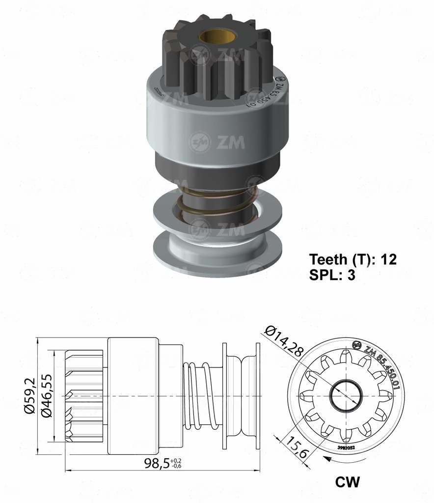 BENDIX RELACIONADO 37MT KODIAK 12D