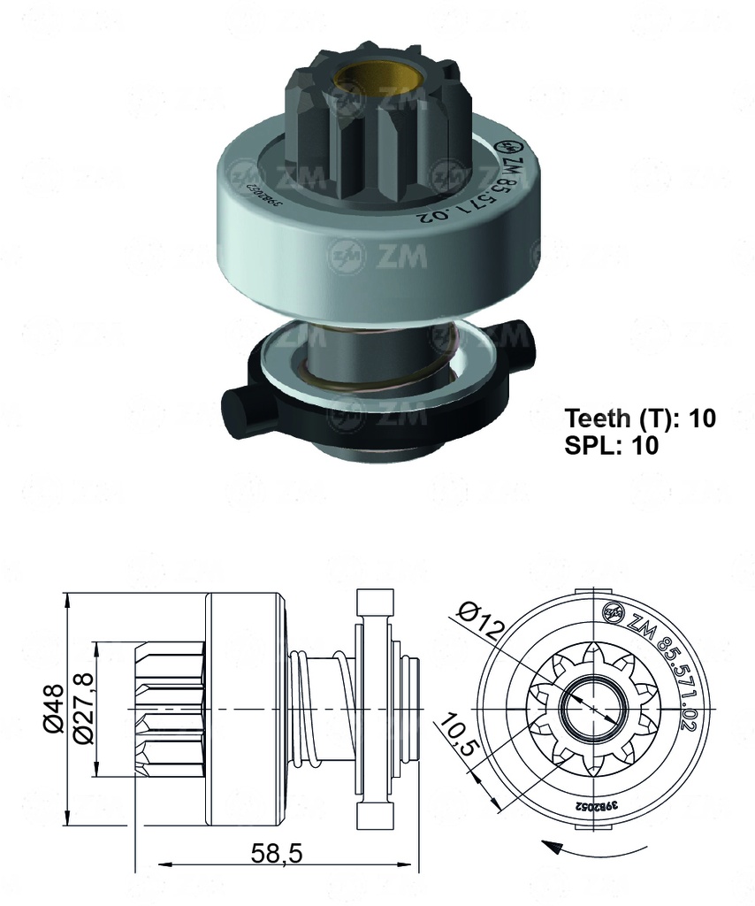 BENDIX FIAT UNO MERCEDES BENZ ARRQ BOSCH RENAULT-19 10D