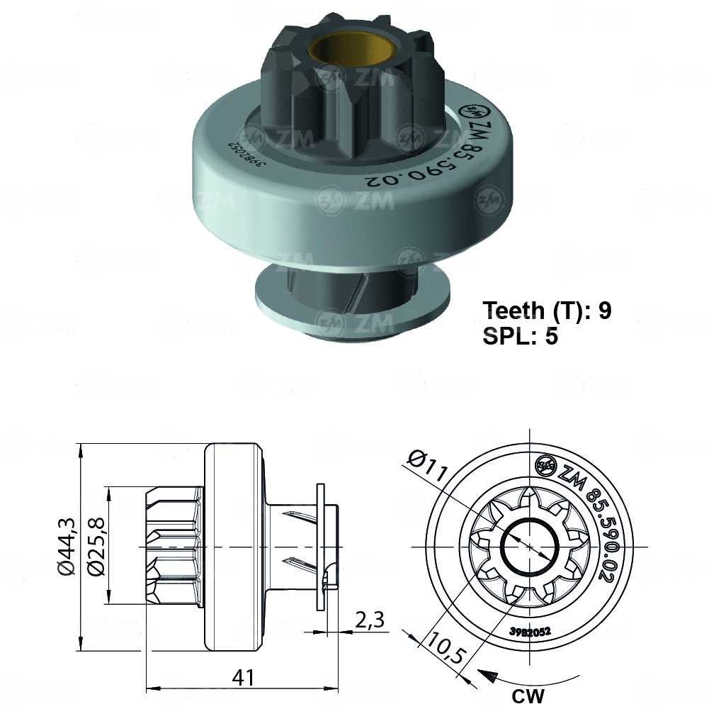 BENDIX RENAULT TWINGO Y CLIO VALEO 9D