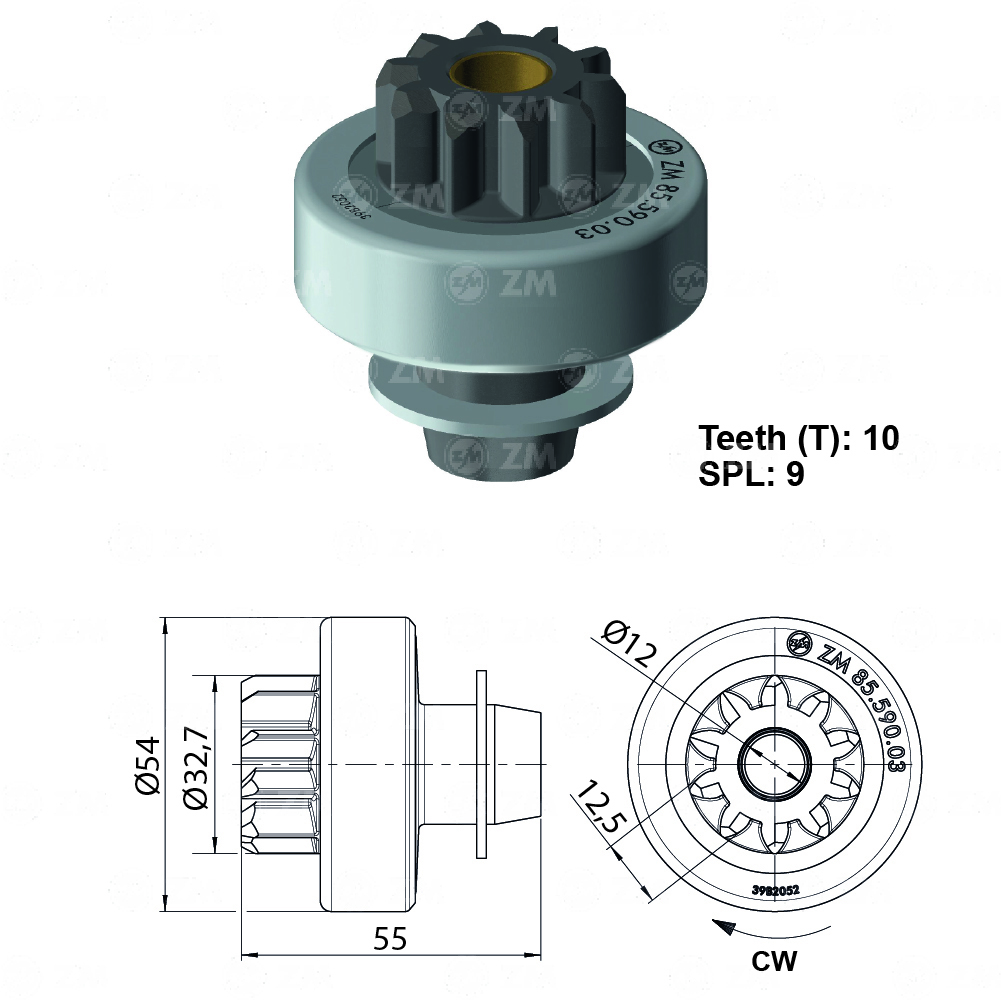 BENDIX H100 HI MN KIA PREGIO PIÑ 32.18M 10D