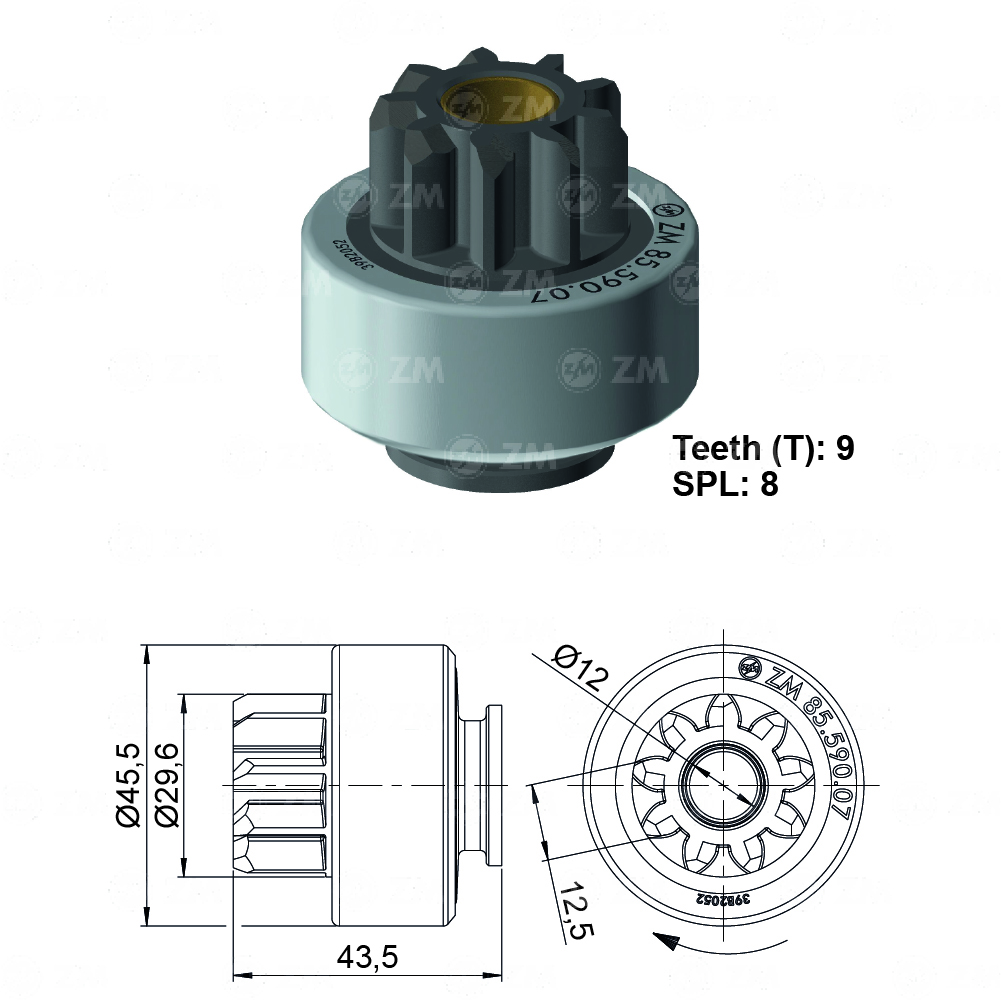 BENDIX FORD ECO SPORT FOCUS TIPO VALEO T-9