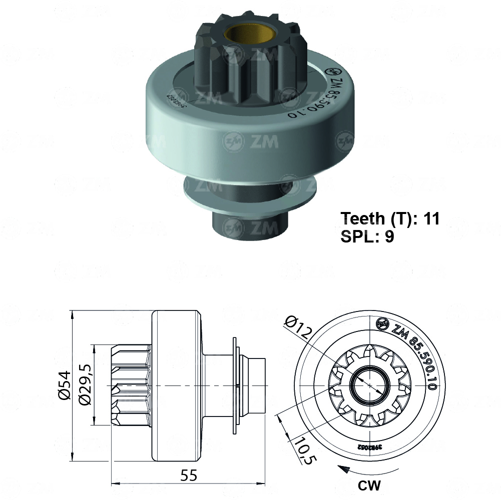 BENDIX MERCEDES SPRINTER 3B VALEO 11D