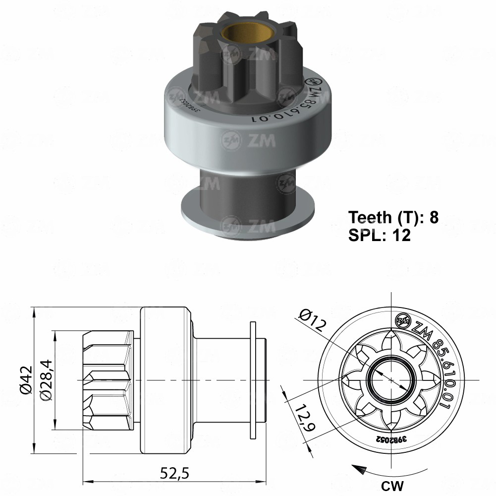 [858561001] BENDIX HYUNDAI ATOS SANTRO VISION 8D TIPO LUCAS