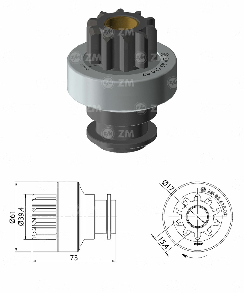 BENDIX FORD 5000 LUCAS ESTRIA CURVA 10D