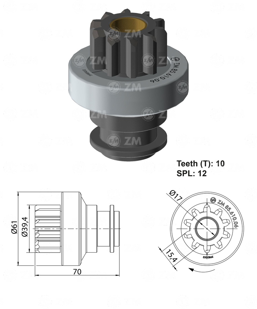 BENDIX FORD 5000 ESTRIA FINA 10D