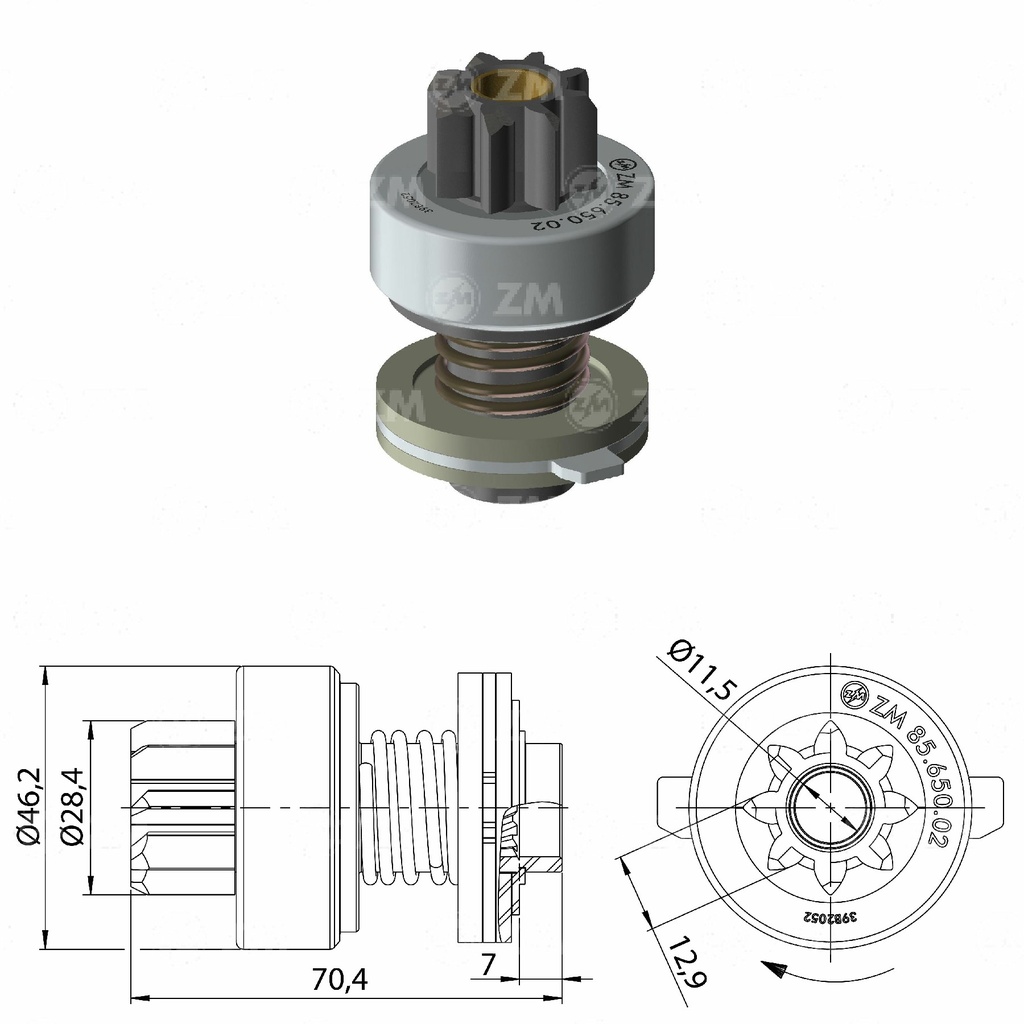 BENDIX MAZDA 626 MAGNETTI MARELLI 8D