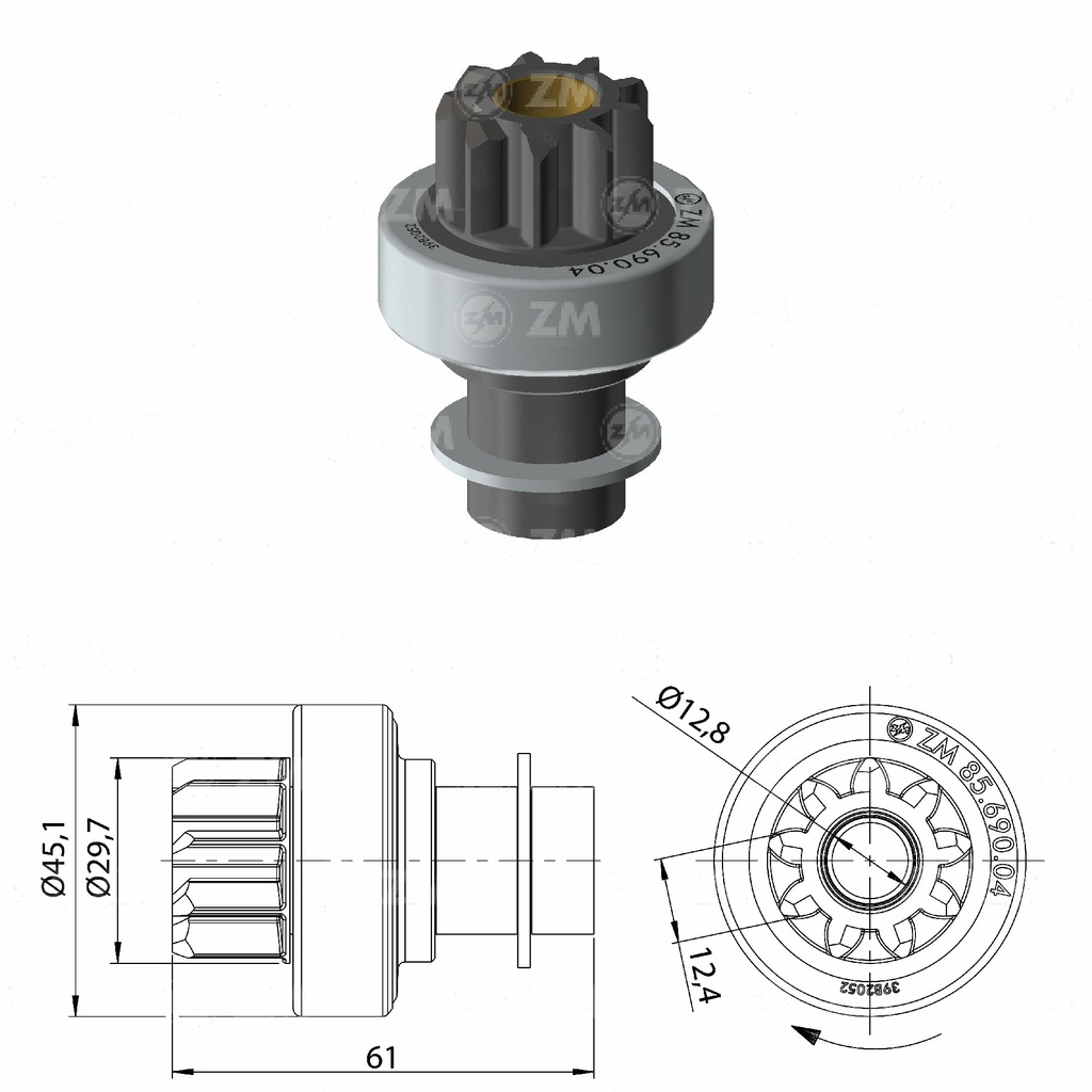 BENDIX MAZDA SUZUKI Y HYUNDAI ALTO 9D