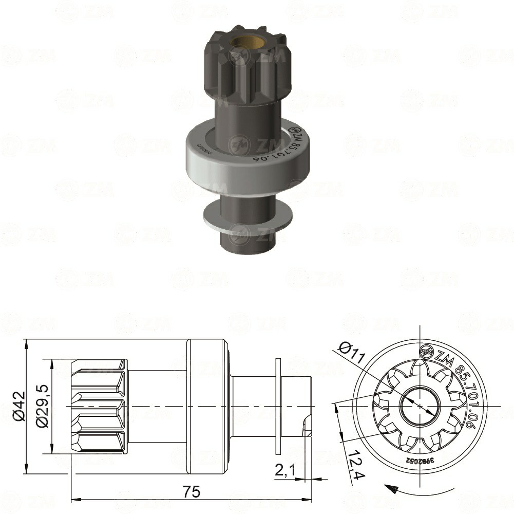 BENDIX CHEVROLET HONDA FIT T-9