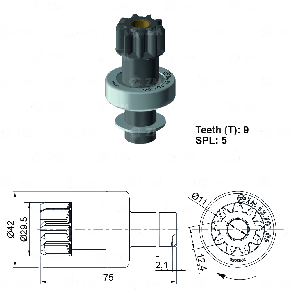 BENDIX CHEVROLET SUPER CARRY BAJITO 8D