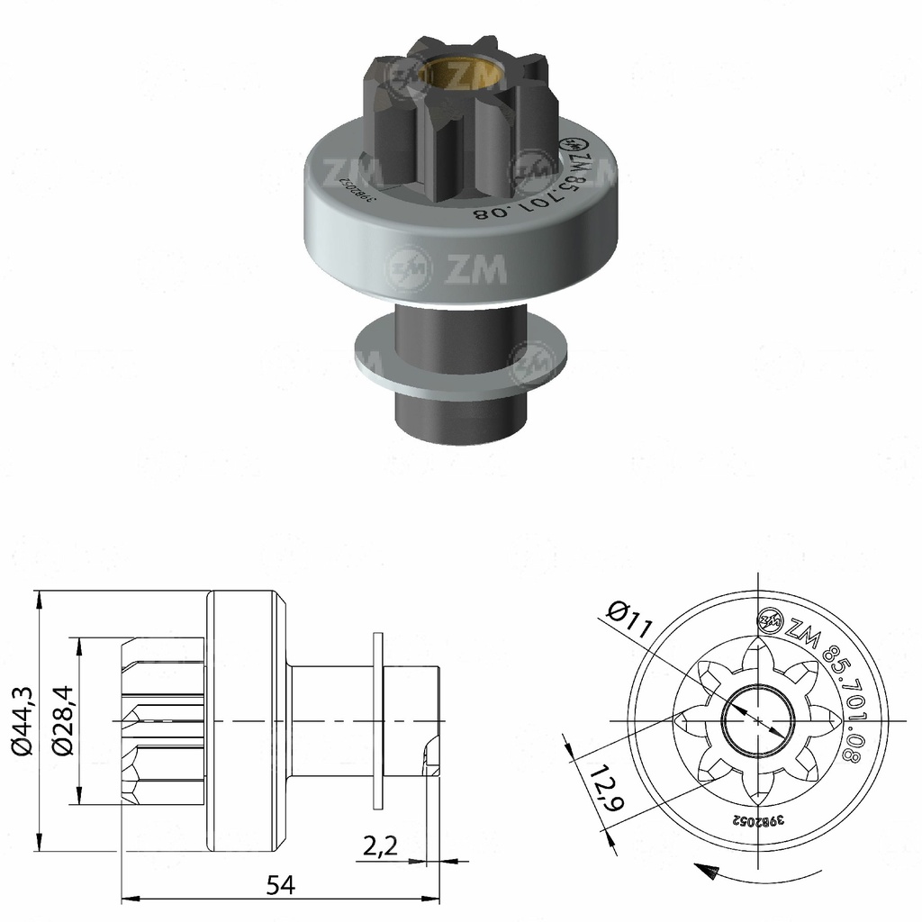 BENDIX CHEVROLET SWIFT SPRINT INYECCION FEROZA 8D