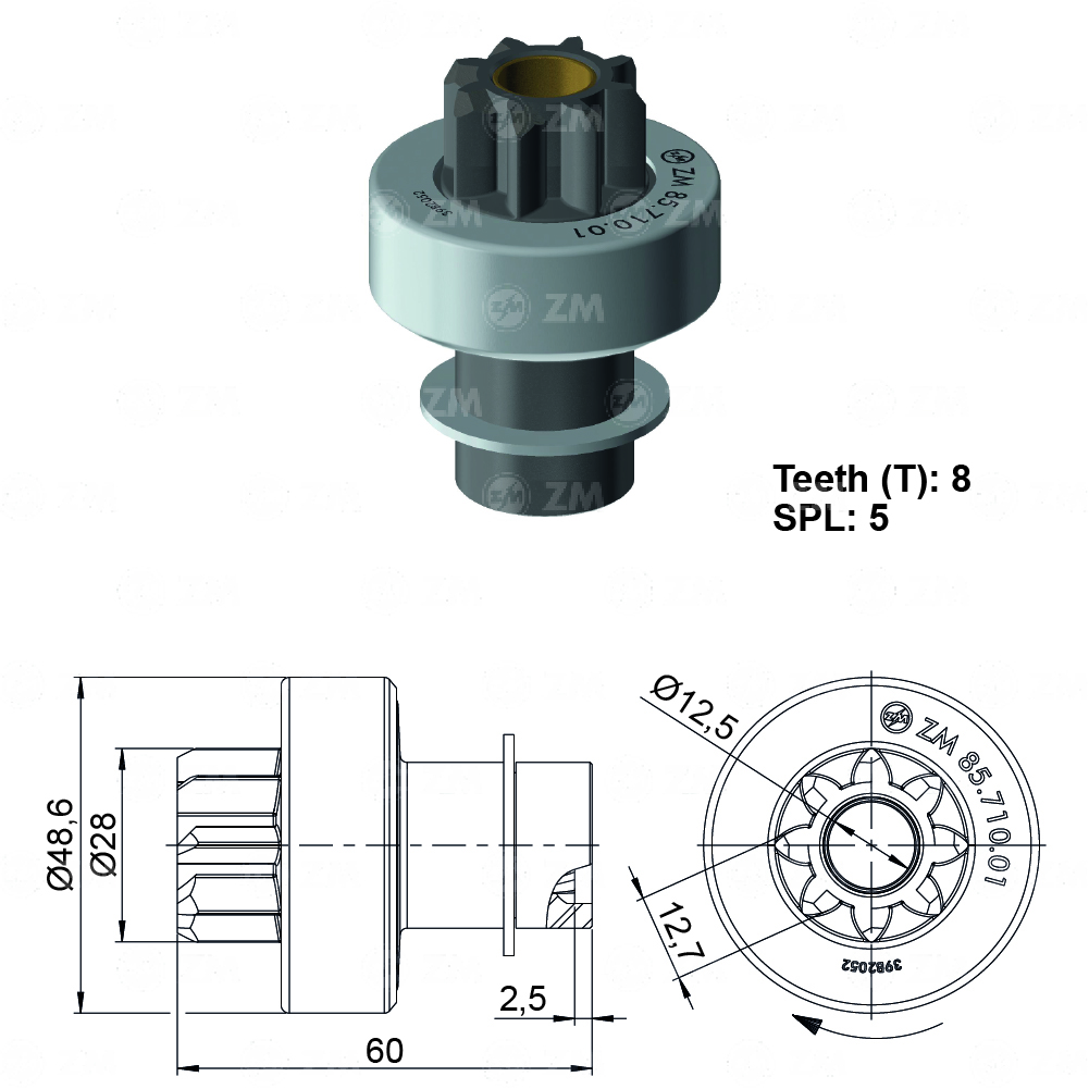 [858571001] BENDIX NISSAN URVAN MEXICO 8D