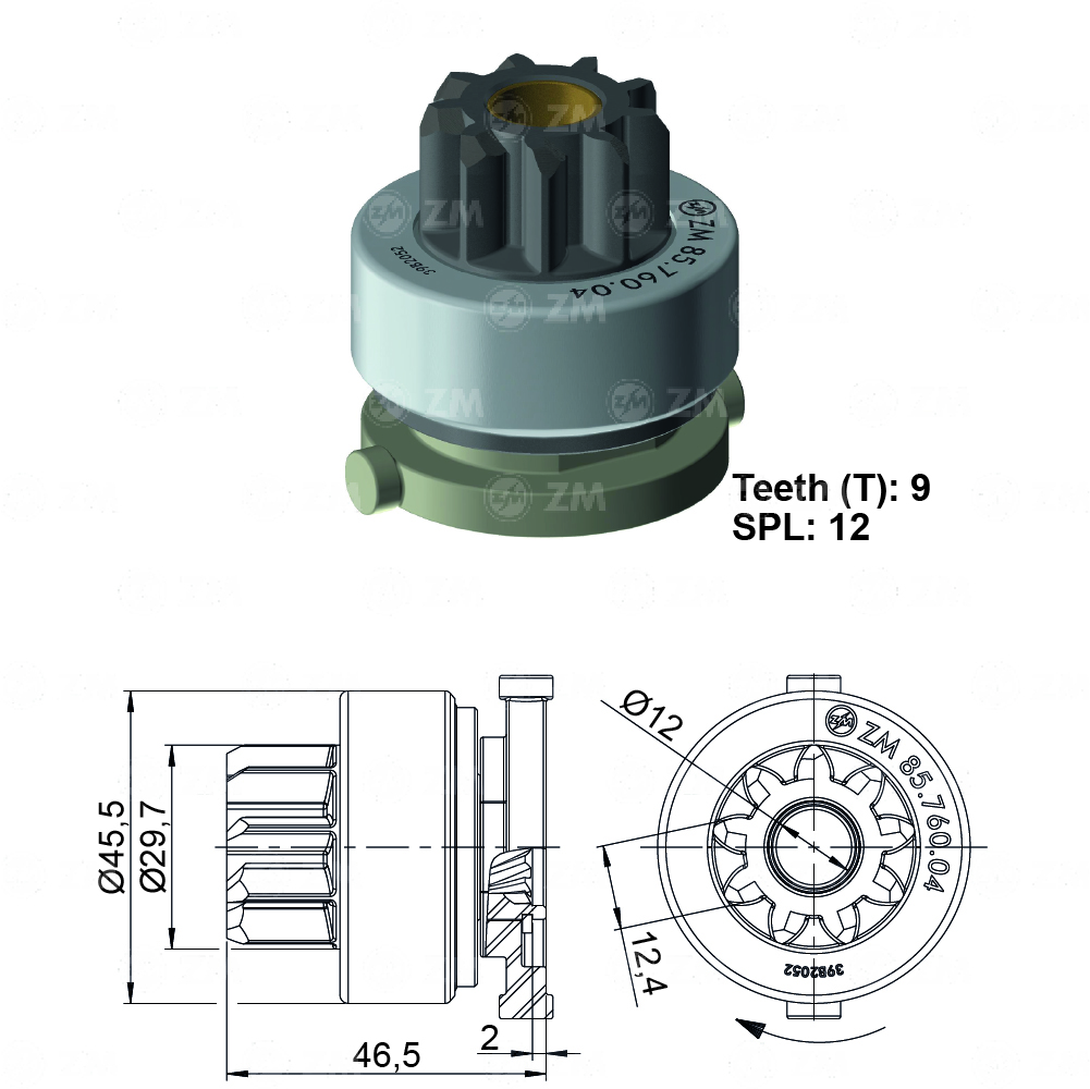 [858576004] BENDIX FORD 350 9D