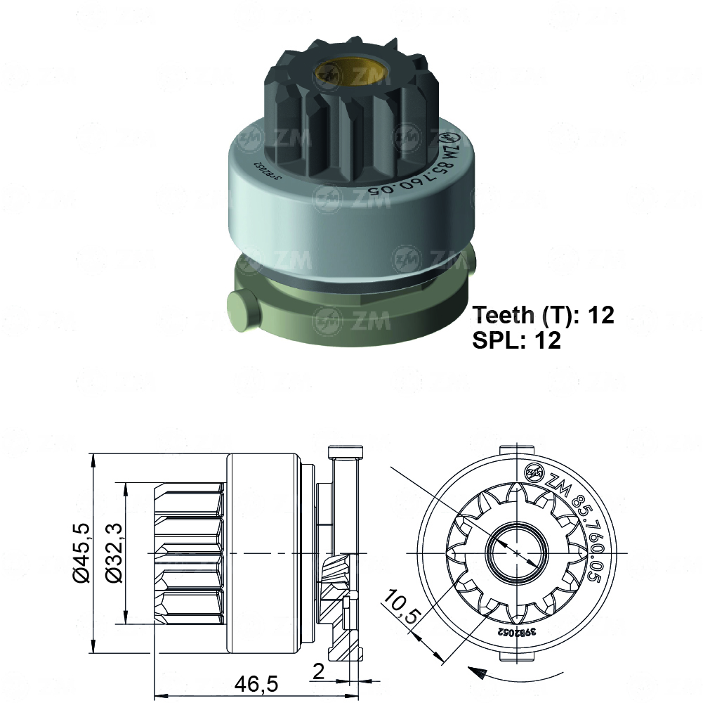 BENDIX FORD 350 12D