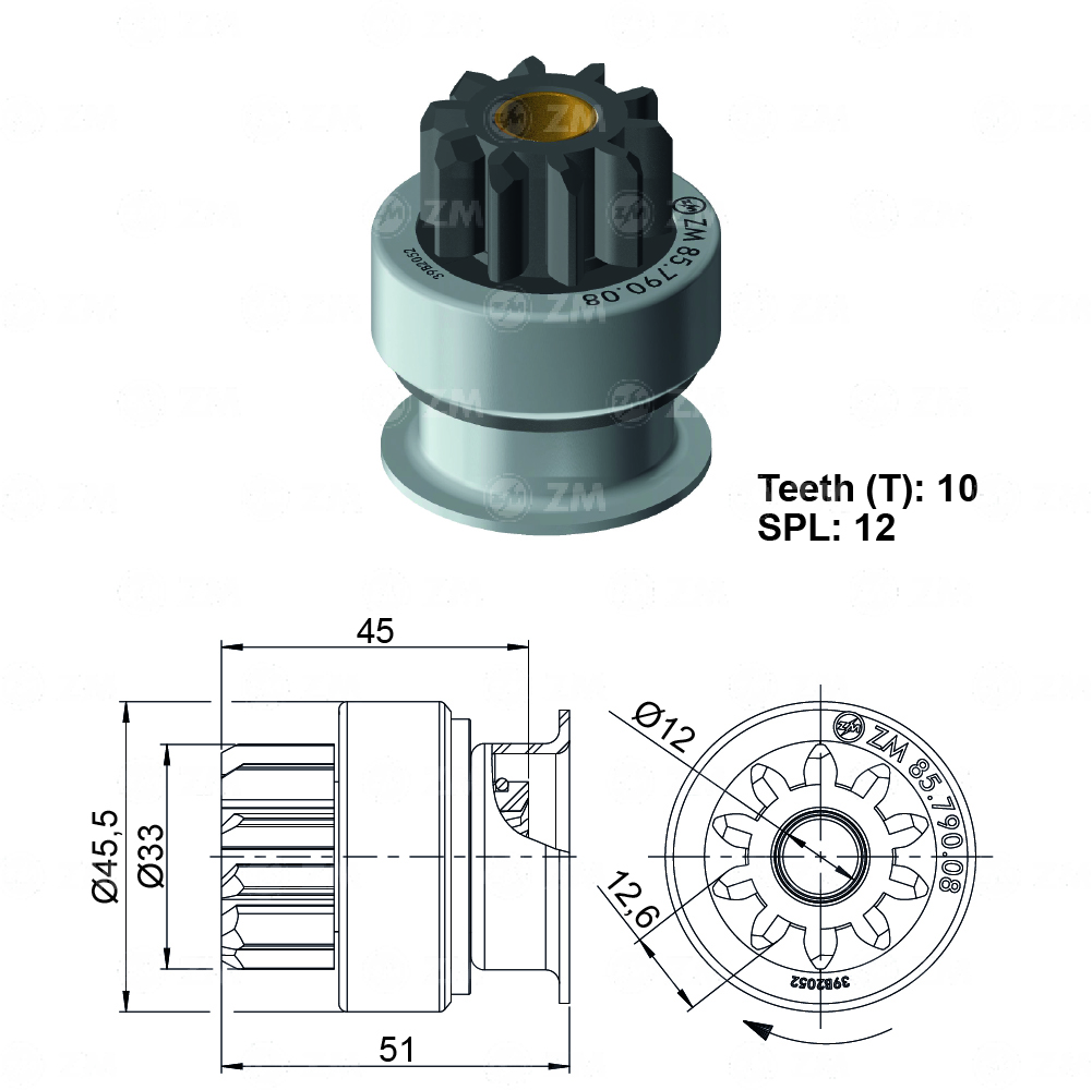 BENDIX MITSUBISHI L300 10D