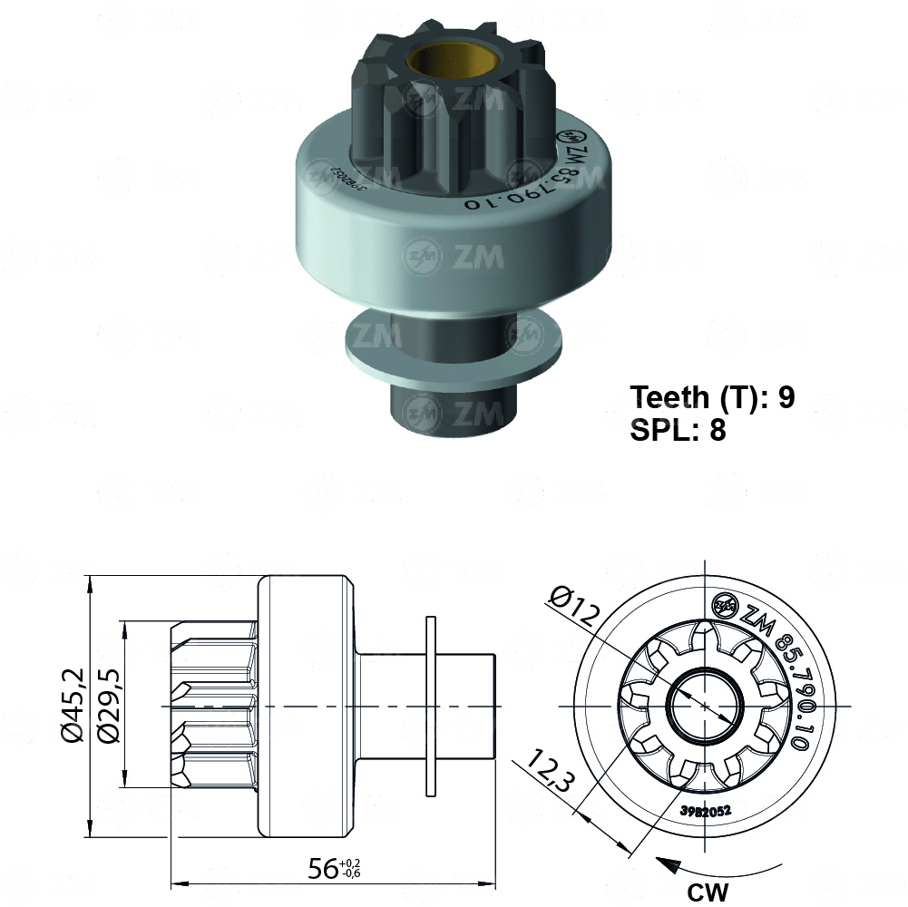 BENDIX MAZDA 626 MILENIO =450 T-9