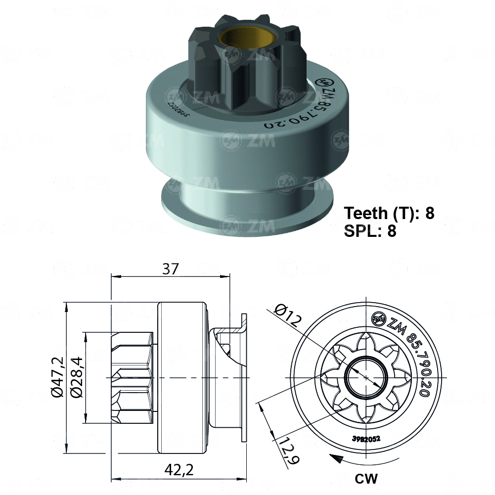 [858579020] BENDIX HYUNDAI IX-35 KIA SPORTAGE ISUZU SUZUKI GRAND VITARA T-8