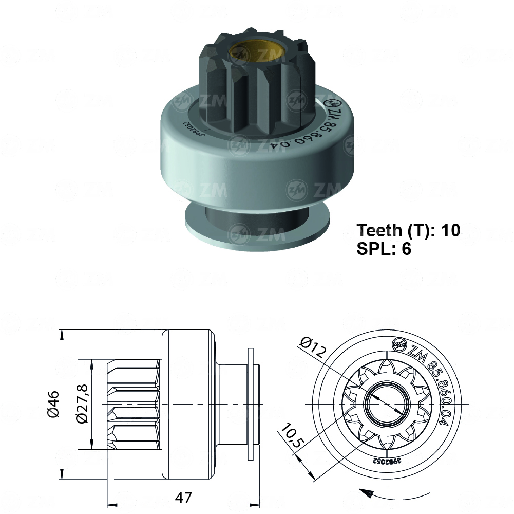[858586004] BENDIX FORD LOBO PICK UP CHEVROLET CAPTIVA KIA T-10