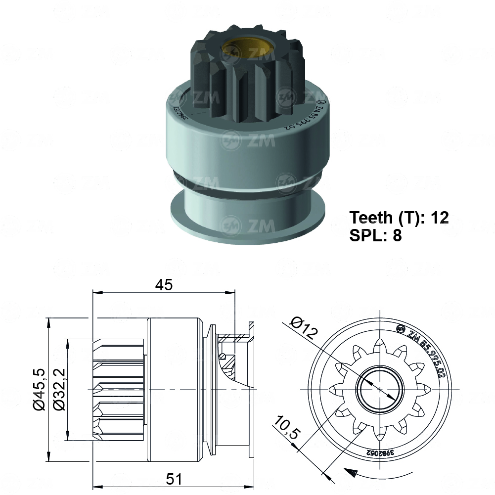 BENDIX PEUGEOT 306 CITROEN XANTIA MITSUBISHI L300 12D