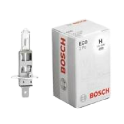 BOMBILLO HALOGENO H1 P14.5S 12V 55W FARO STD CAJA X UNIDAD 1987302801 64150 12258 GL01 12258