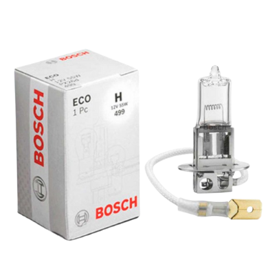 BOMBILLO HALOGENO H3 PK22S 12V 55W FARO STD CAJA X UNIDAD 1987302802 64151 50340 GL05 12336