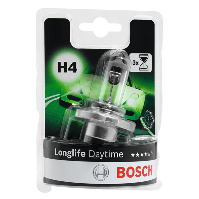 BOMBILLO HALOGENO H4 P43T-38 12V 55/60W FARO LONGLIFE DAYTIME PREMIUM BLISTER X 1 64193ULT