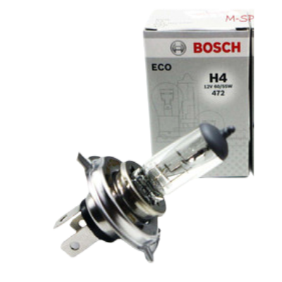 BOMBILLO HALOGENO H4 P43T-38 24V 70/75W FARO STD CAJA X UNIDAD 1987302862 64196TSP 50450 GL46