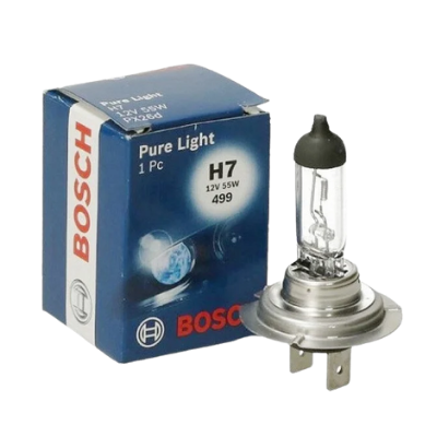 BOMBILLO HALOGENO H7 PX26D 12V 55W FARO PURE LIGHT OEM CAJA UNIDAD 64210 GL19 12972