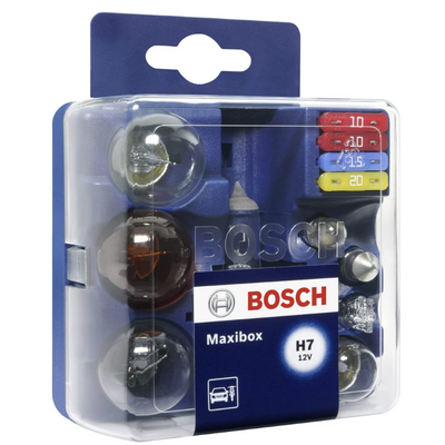 [CB1987301113] MINI BOX CONTIENE KIT H7 12V P21W + R5W + W5W + T4W + C5W + FUSIBLES 2X10A 1X15A