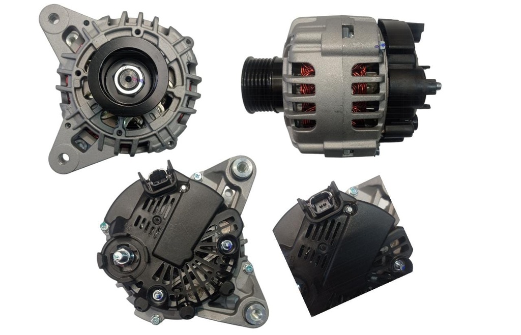 ALTERNADOR RENAULT DUSTER LOGAN SANDERO 12V 120AMP 2 TORNILLOS PASADORES (MESITA) 2PINES P: 6PK T:VALEO V:INT(GA984 GA1808M570)