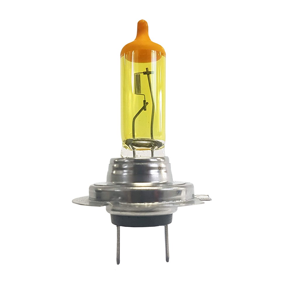 BOMBILLO HALOGENO H7 PX26D 12V FARO AMARILLO CAJA UNIDAD