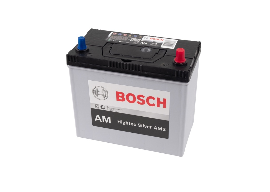 BATERIA BOSCH AMS HIGHTEC 800 AMP- 55 Ah CAJA NS60D (800-AMS-NS60-D) L 23,8 AN 12,9 AL 22,3 CM