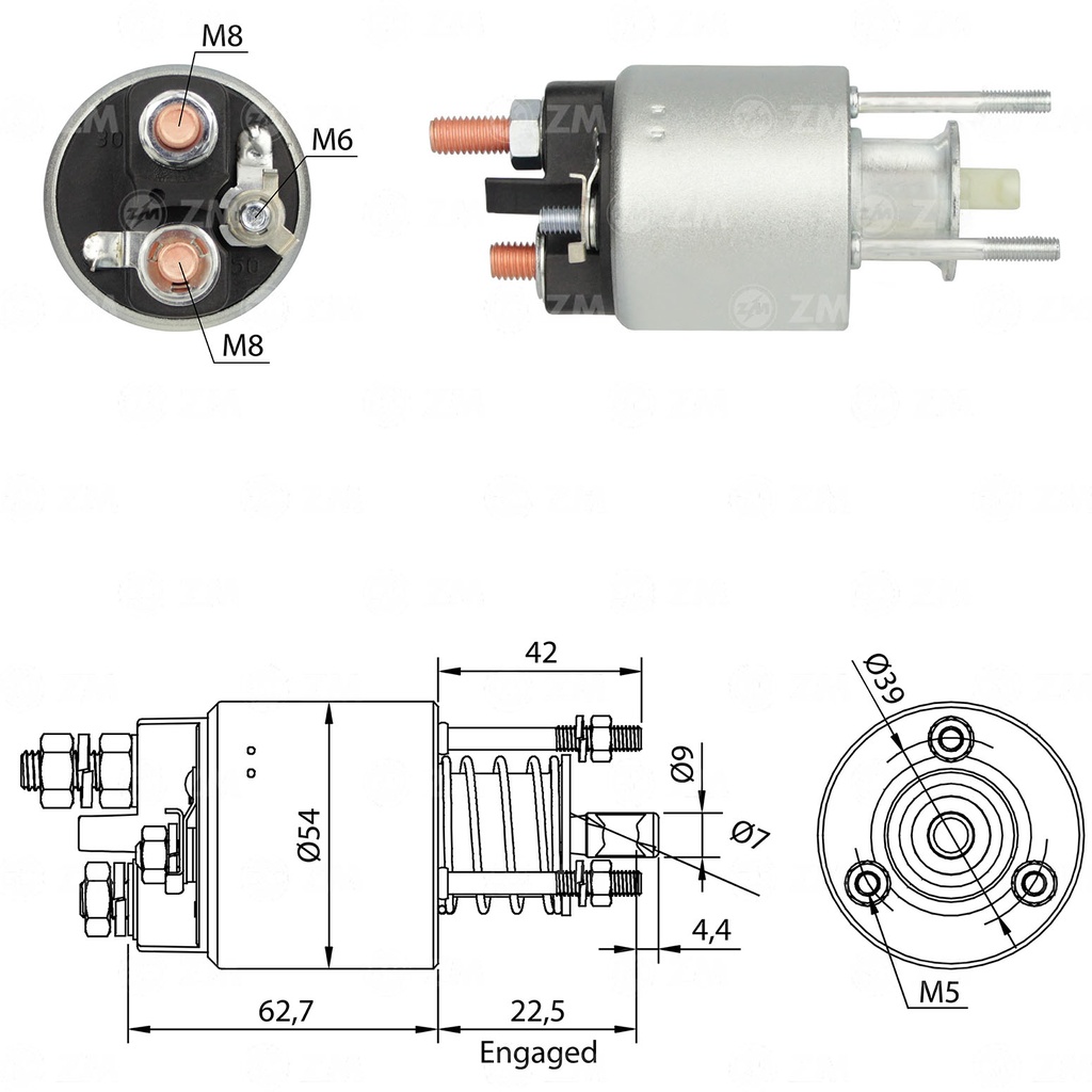 AUTOMATICO RELACIONADO PERKINS 12V