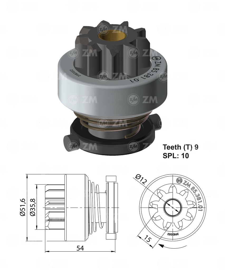 BENDIX IVECO NUEVAS T-9 1650